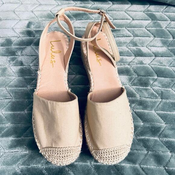 Lulus Natural Embroidered AnkleStrap
Espadrille1.5 in.platform-SEE BELOW FOR SZ - Picture 3 of 5